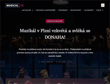 Tablet Screenshot of hair.musical.cz