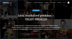 Desktop Screenshot of musical.cz