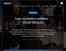 Tablet Screenshot of musical.cz