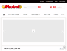 Tablet Screenshot of musical.com.gt